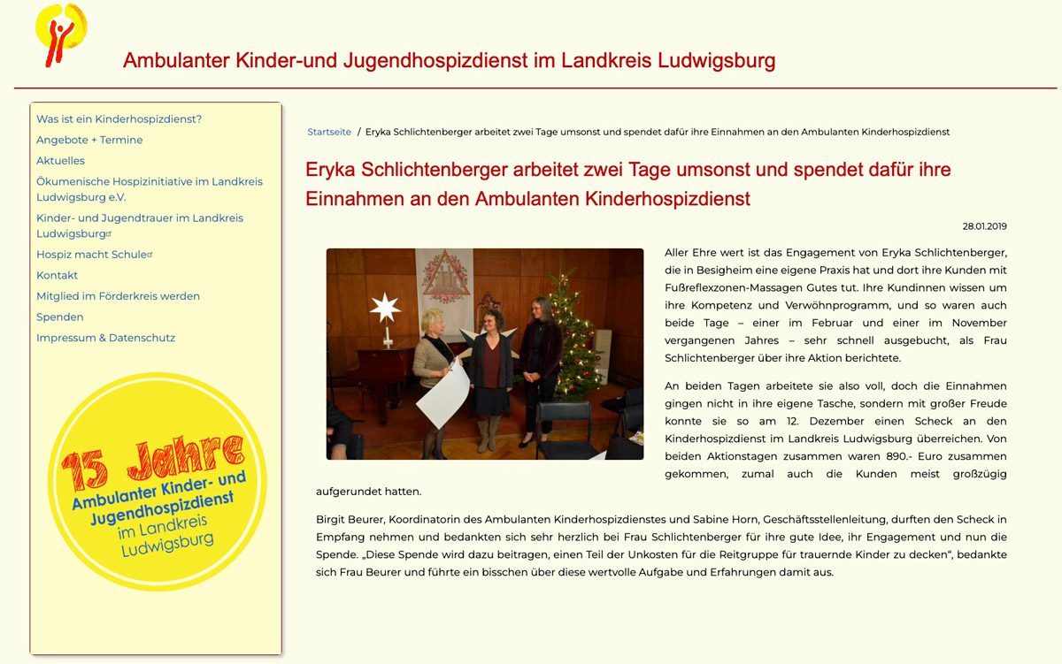 Ambulanter Kinder und Jugendhospizdienst im Landkreis Ludwigsburg