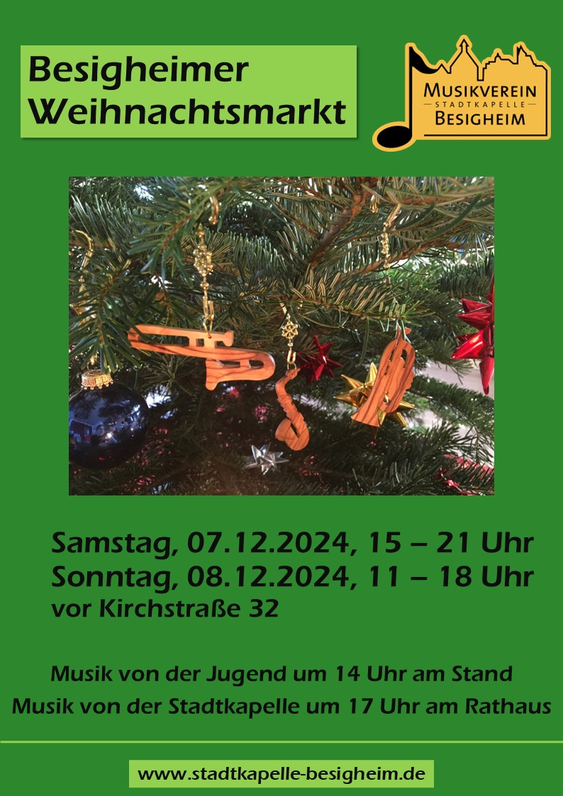 Plakat Weihnachtsmarkt 2024 2