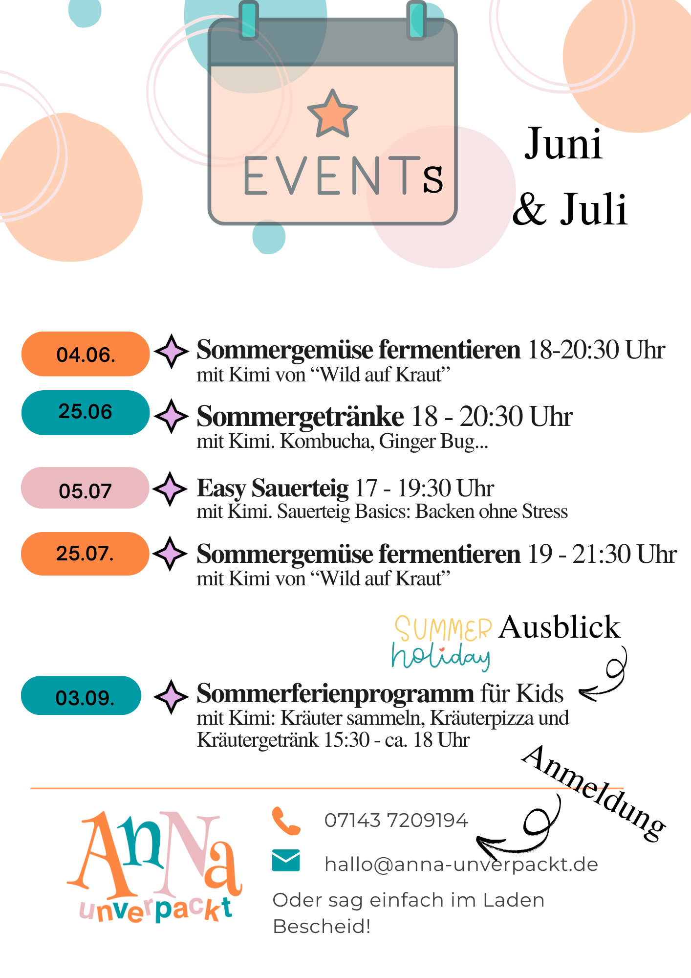 AnNa Events JuniJuli 25