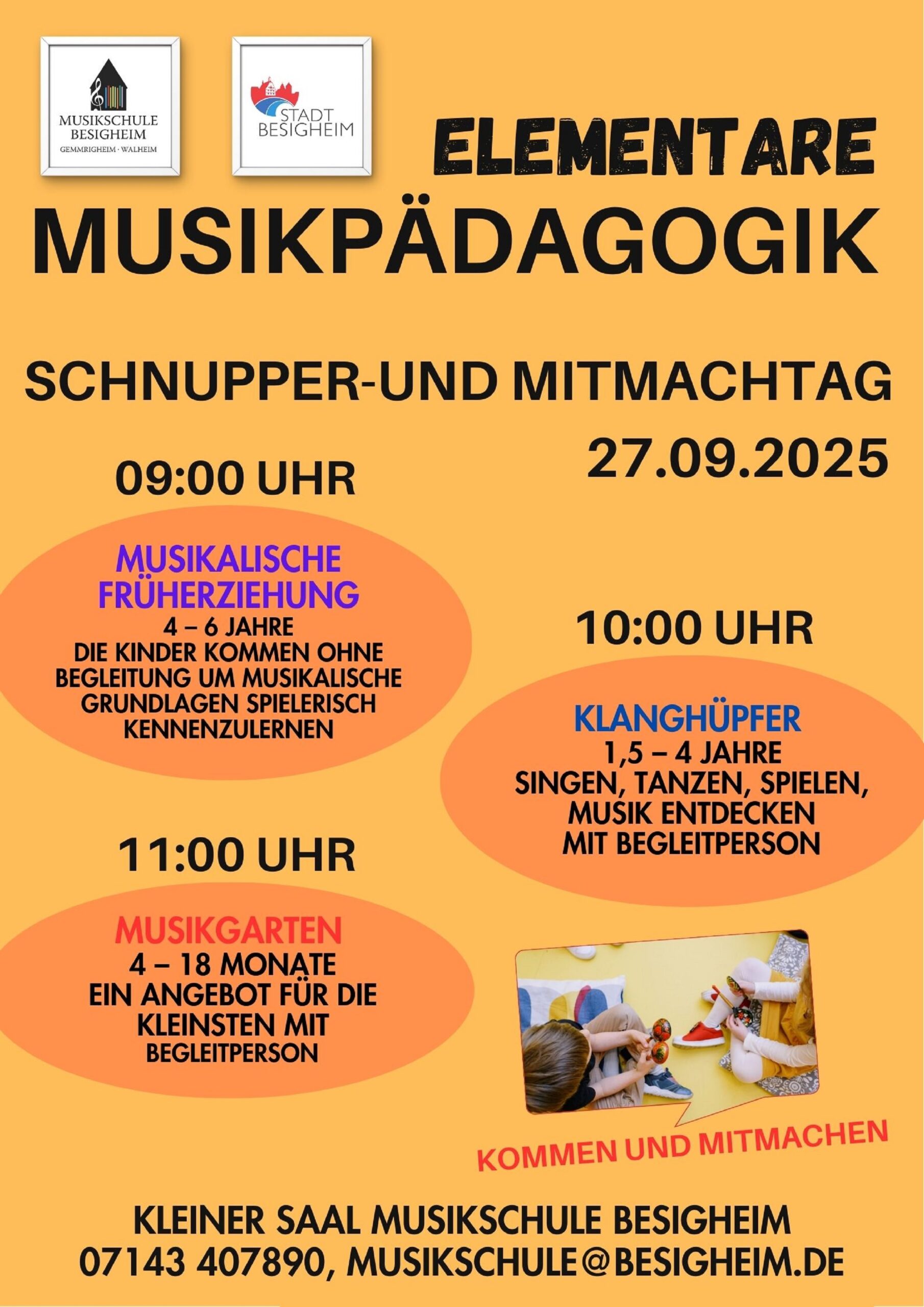 Schnupper und Mitmachtag Elementare Musikpaedagogik 27.09.2025 scaled