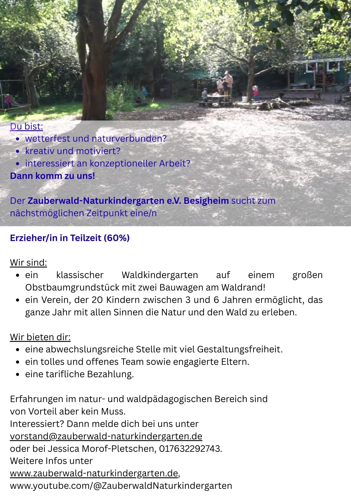 Stellenausschreibung 2025
