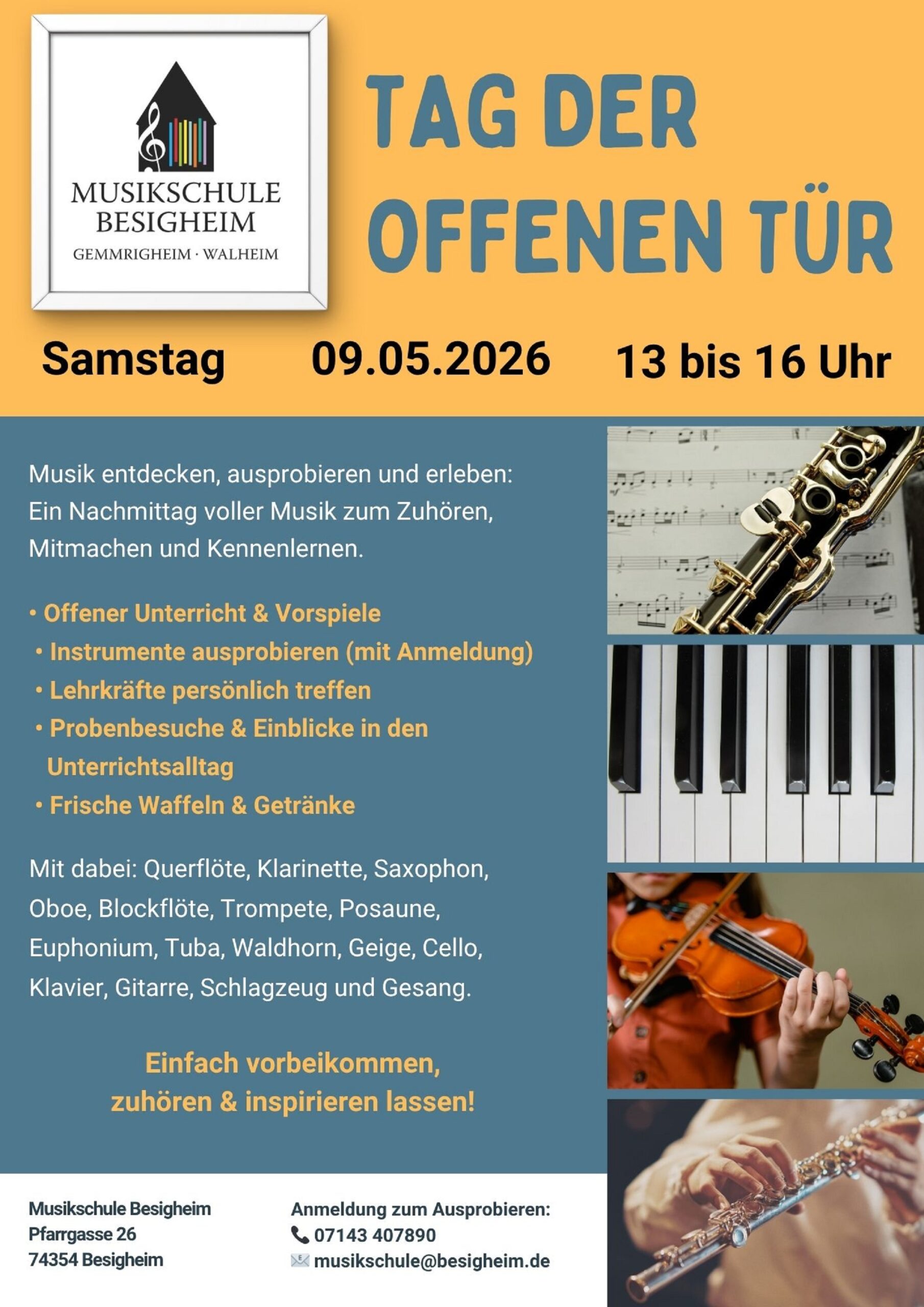 Tag der offenen Tuer 09.05.2026 Plakat scaled