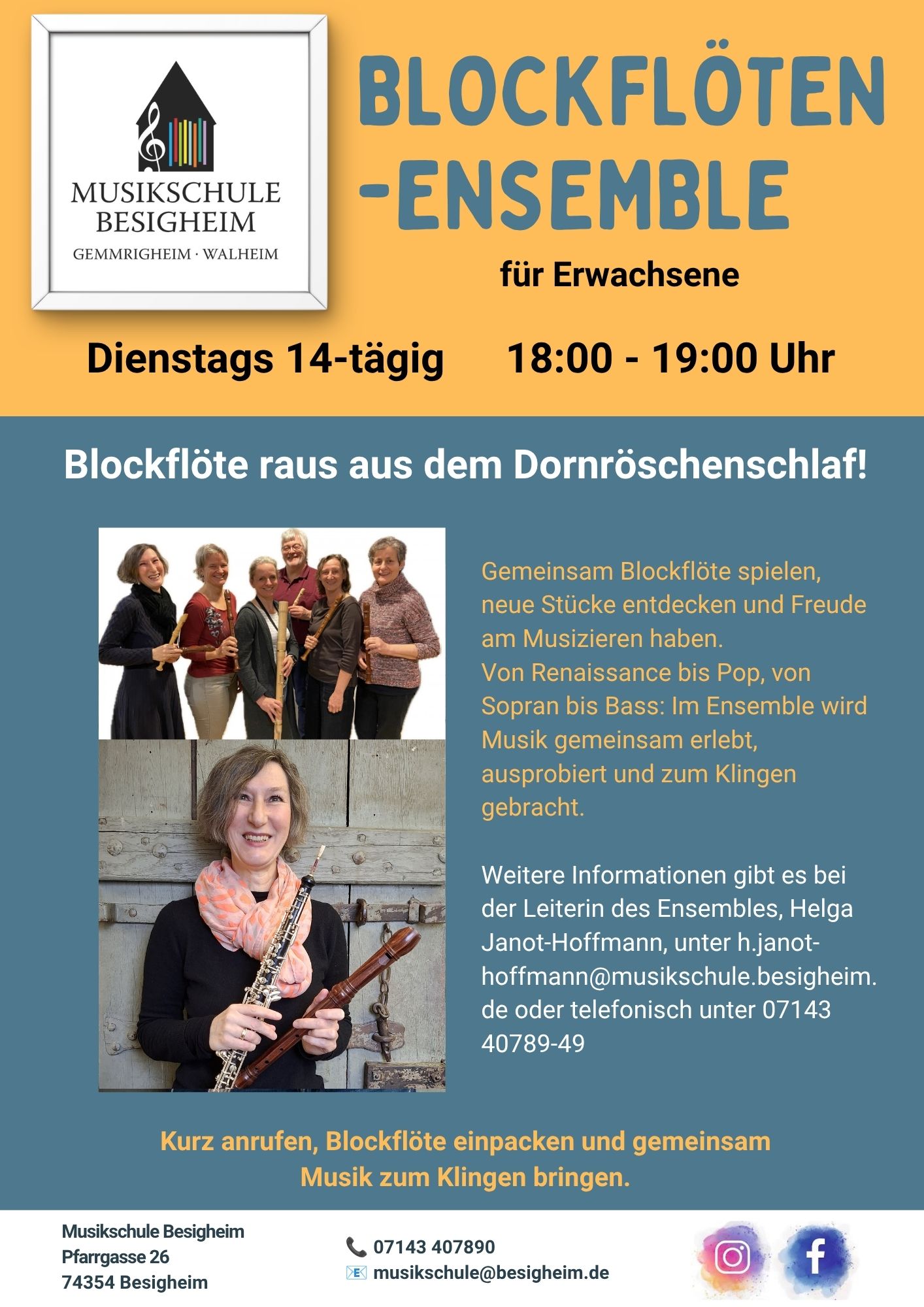 Blockfloete raus aus dem Dornroeschenschlaf