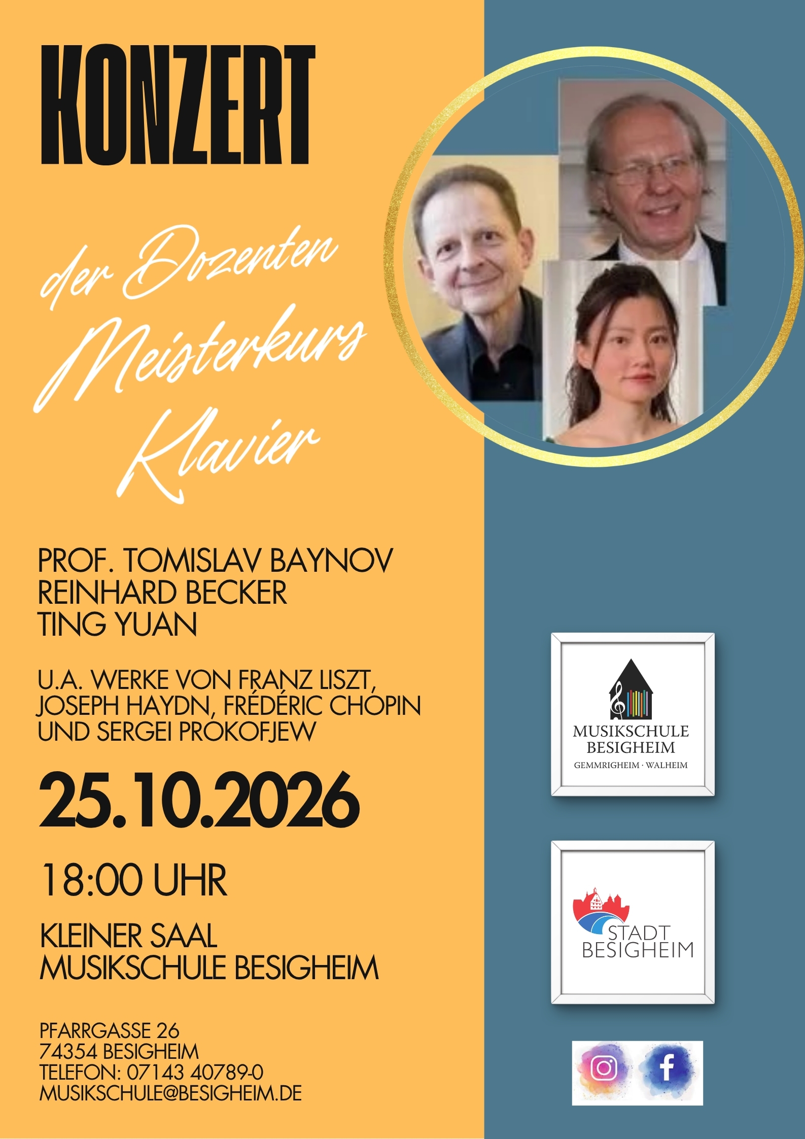 Dozentenkonzert Meisterkurs 25.10.2026 1